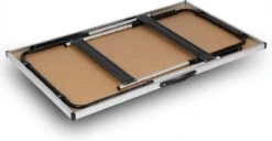 Kamyra® Campingtafel Inklapbaar - Kampeertafel, Partytafel - Opvouwbaar, Lichtgewicht & In Hoogte Verstelbaar - Aluminium/Hout -Buitenkampeer Winkel 1200x624