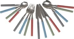 Bo-Camp Bestekset - 4-Delig - 1-Persoons - Groen -Buitenkampeer Winkel 1200x638