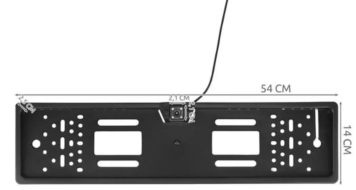 T.R. Goods - Kentekenplaat Achteruitrijcamera - Auto Kentekenplaathouder Met Nachtzicht Camera 13 T.R. Goods - Kentekenplaat Achteruitrijcamera - Auto Kentekenplaathouder Met Nachtzicht Camera - Afbeelding 11