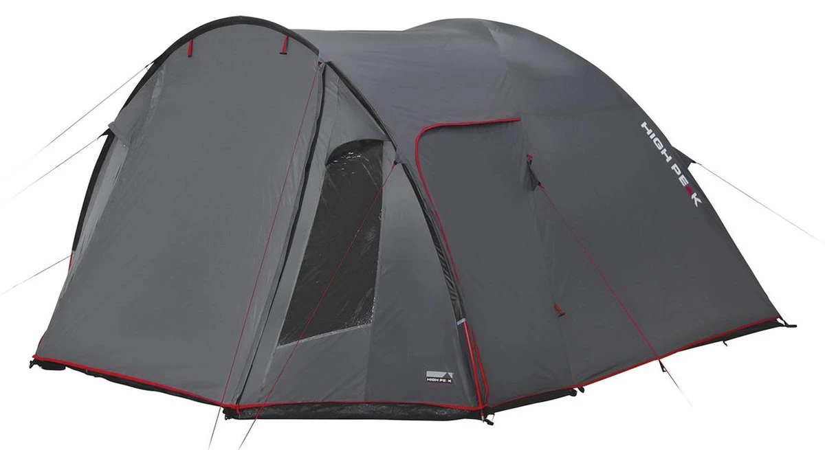 High Peak Tessin 4 Koepeltent - 4-Persoons - Grijs 4 High Peak Tessin 4 Koepeltent - 4-Persoons - Grijs - Afbeelding 2