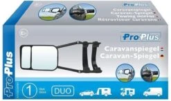 PROPLUS Pro Plus Caravanspiegel - Duo - 23 Cm - Universeel Voor Links En Rechts - Zwart -Buitenkampeer Winkel 1200x708 2