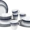 Bo-Camp - Servies - Classic - 16-Delig - Wit/Navy 1 Bo-Camp - Servies - Classic - 16-Delig - Wit/Navy -Buitenkampeer Winkel 1200x717 1