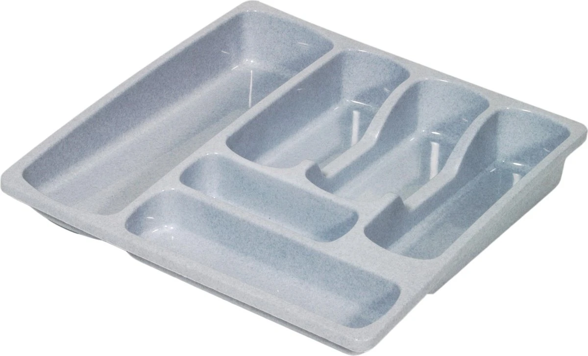 Curver Bestekbak - L - 6 Vaks 4 Curver Bestekbak - L - 6 Vaks - Afbeelding 2