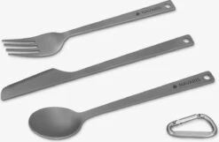 Navaris Campingbestek Van Titanium - Set Met Vork, Mes En Lepel - Bestekset Voor Onderweg En Op Reis - Inclusief Karabijnhaak En Bewaarzakje -Buitenkampeer Winkel 1200x781 1