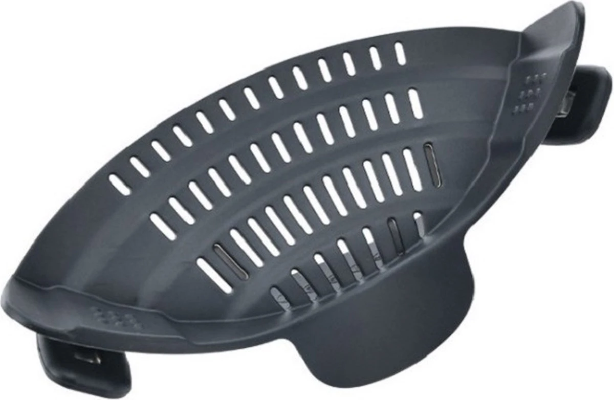 SensaHome- Siliconen Vergiet - Keuken Afgietdeksel - Afgiethulp - Siliconen - BPA Vrij - Grijs 19 SensaHome- Siliconen Vergiet - Keuken Afgietdeksel - Afgiethulp - Siliconen - BPA Vrij - Grijs - Afbeelding 17