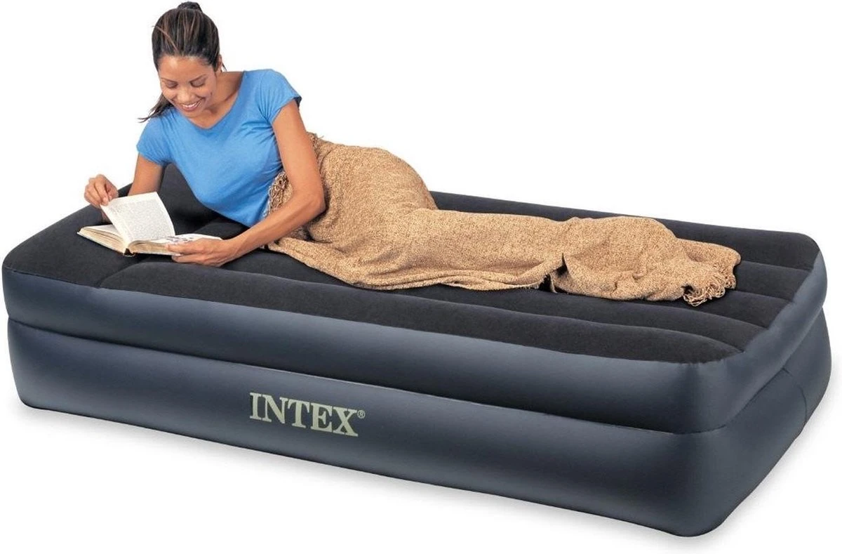 Intex Pillow Twin Luchtbed 1-persoons 99x191x42 Cm 14 Intex Pillow Twin Luchtbed 1-persoons 99x191x42 Cm - Afbeelding 12