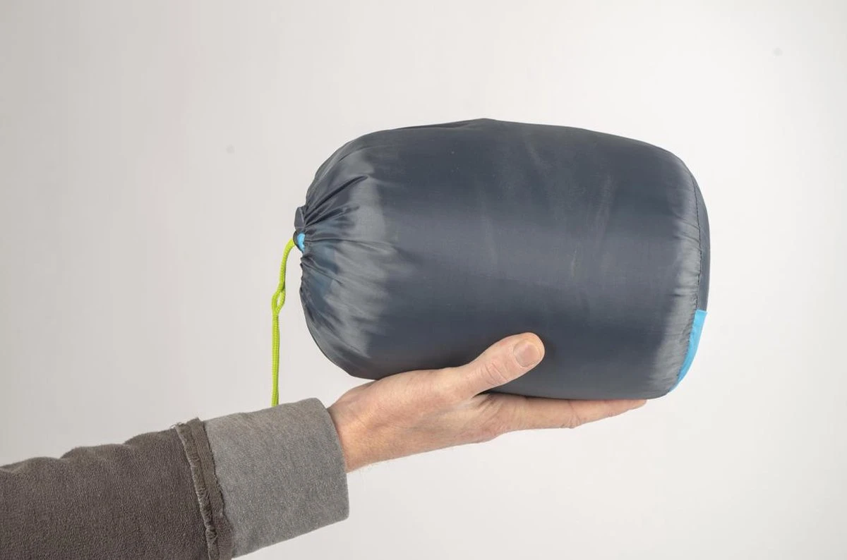 Camp-Gear Slaapzak - Travel Mini - 190x75 Cm - Grijs/blauw 6 Camp-Gear Slaapzak - Travel Mini - 190x75 Cm - Grijs/blauw - Afbeelding 4