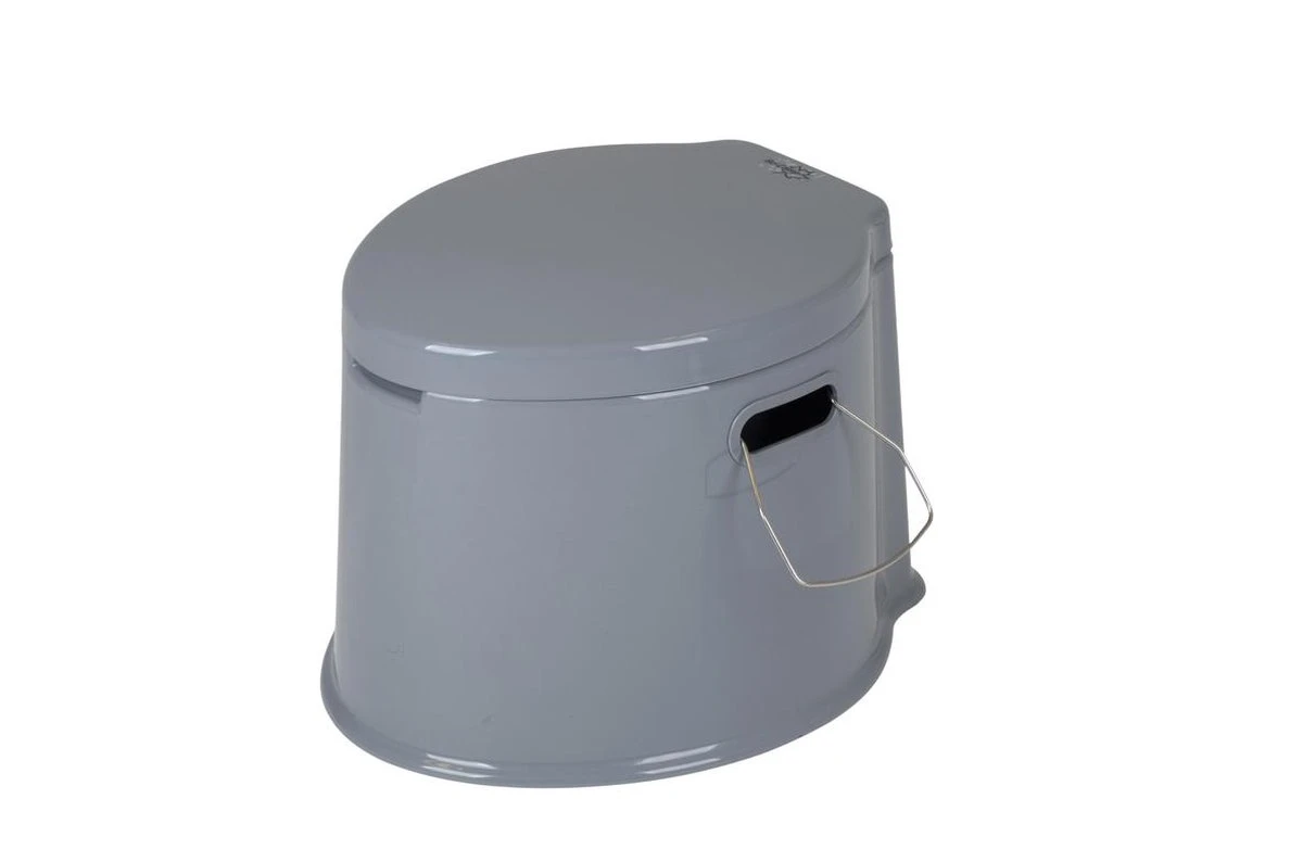 Bo-Camp Draagbaar Camping Toilet - 7 Liter - Grijs 4 Bo-Camp Draagbaar Camping Toilet - 7 Liter - Grijs - Afbeelding 2