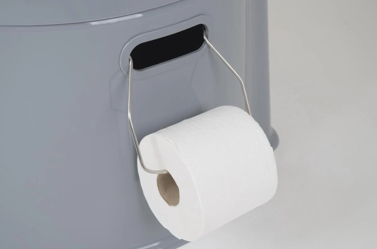 Bo-Camp Draagbaar Camping Toilet - 7 Liter - Grijs 11 Bo-Camp Draagbaar Camping Toilet - 7 Liter - Grijs - Afbeelding 9