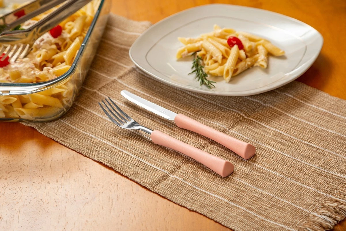 Di Solle Inova D - 6 Persoons Bestekset - Handige Opbergbak Met Raspdeksel - 26 Delig - Baby Pink 9 Di Solle Inova D - 6 Persoons Bestekset - Handige Opbergbak Met Raspdeksel - 26 Delig - Baby Pink - Afbeelding 7