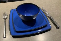 Camping Servies - 12 Delig – 100% Melamine Servies Set – Campingservies – Melamine Servies - Blue Ocean -Buitenkampeer Winkel 1200x806 3