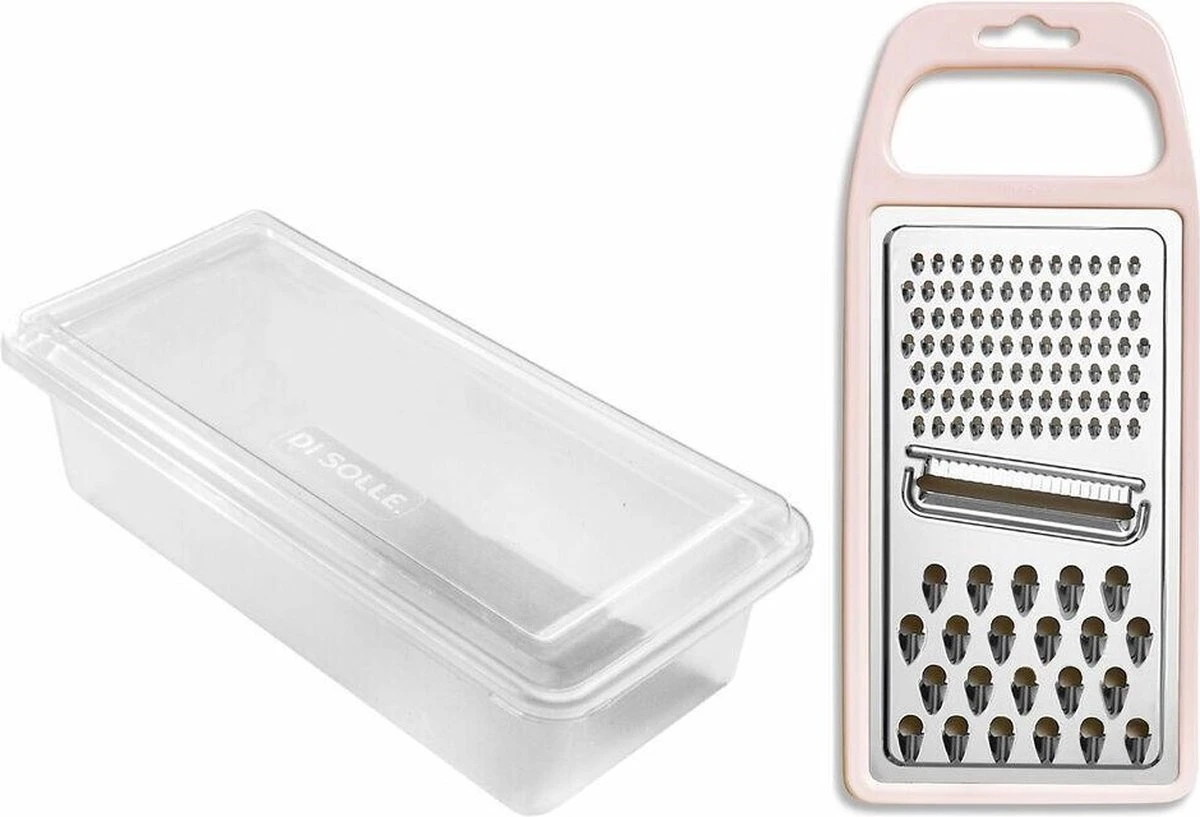 Di Solle Inova D - 6 Persoons Bestekset - Handige Opbergbak Met Raspdeksel - 26 Delig - Baby Pink 5 Di Solle Inova D - 6 Persoons Bestekset - Handige Opbergbak Met Raspdeksel - 26 Delig - Baby Pink - Afbeelding 3