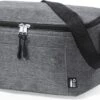 Merkloos Koeltas - Lunchtas - Koeltasje Lunch - Koelelementen - Isolatie - Volwassenen - Dames - Heren - RPET - Polyester - Aluminium - Grijs -Buitenkampeer Winkel 1200x818