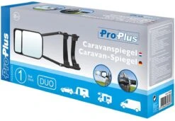 PROPLUS Pro Plus Caravanspiegel - Duo - 23 Cm - Universeel Voor Links En Rechts - Zwart -Buitenkampeer Winkel 1200x829 4