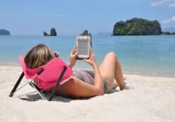 Y-ply Ruggensteuntje - Strandstoel - Opvouwbaar - Rood -Buitenkampeer Winkel 1200x839