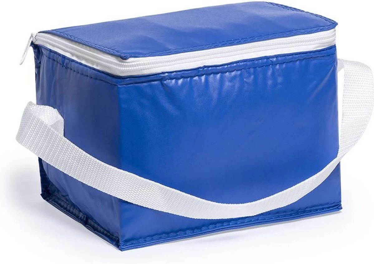 Merkloos PVC Mini Koeltasje | Koeltas Lunch | Compacte Koeltas Blauw | Koeltasje Voor 6 Blikjes 4 Merkloos PVC Mini Koeltasje | Koeltas Lunch | Compacte Koeltas Blauw | Koeltasje Voor 6 Blikjes - Afbeelding 2