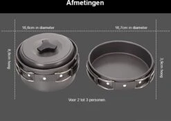 Hikr® Camping Pannenset - Complete 22-delige Kookset - Lichtgewicht - Kookgerei Servies - Outdoor - BPA-vrij - Keukengerei Set -Buitenkampeer Winkel 1200x848 1