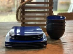 Camping Servies - 12 Delig – 100% Melamine Servies Set – Campingservies – Melamine Servies - Blue Ocean -Buitenkampeer Winkel 1200x900 10