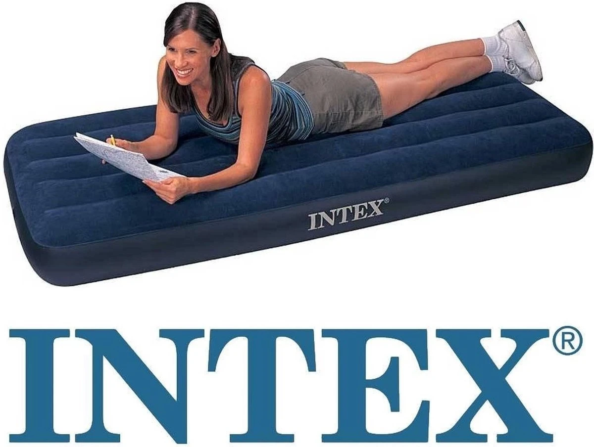 Intex Downy Twin Luchtbed - 1-persoons - 191x76x22 Cm 21 Intex Downy Twin Luchtbed - 1-persoons - 191x76x22 Cm - Afbeelding 19