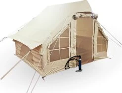 Opblaasbare Vier Persoons Tent Beige 300x200x210 Cm 25 Opblaasbare Vier Persoons Tent Beige 300x200x210 Cm -Buitenkampeer Winkel 1200x920 1