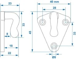 PROPLUS Pro Plus Haak - Touwhaak - Metaal - 40 X 45 Mm - 20 Stuks 16 PROPLUS Pro Plus Haak - Touwhaak - Metaal - 40 X 45 Mm - 20 Stuks -Buitenkampeer Winkel 1200x942 4