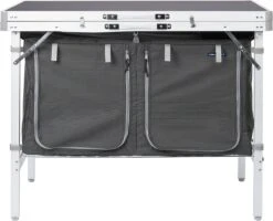 Campart Campingkeuken KI-0757 – Complete Keuken En Campingkast – Opvouwbaar En Inclusief Draagtas - Grijs -Buitenkampeer Winkel 1200x973