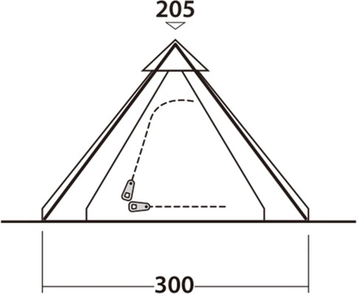 Easy Camp Tent Bolide 400 - Rood - 4 Persoons 14 Easy Camp Tent Bolide 400 - Rood - 4 Persoons - Afbeelding 12