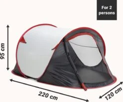 JEMIDI Tweepersoons Pop-up Tent - Opgooitent, Werptent Voor 2 Personen - Ideaal Als Festivaltent Of Kampeertent - Verschillende Kleuren 19 JEMIDI Tweepersoons Pop-up Tent - Opgooitent, Werptent Voor 2 Personen - Ideaal Als Festivaltent Of Kampeertent - Verschillende Kleuren -Buitenkampeer Winkel 1200x994