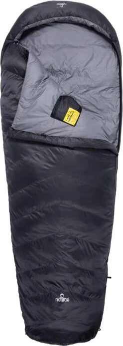 NOMAD® Taurus 400 Slaapzak | 210x80cm Grijs | Lichtgewicht & Kwalitatief | Slaapzak | Incl Hoes -Buitenkampeer Winkel 427x1200 1