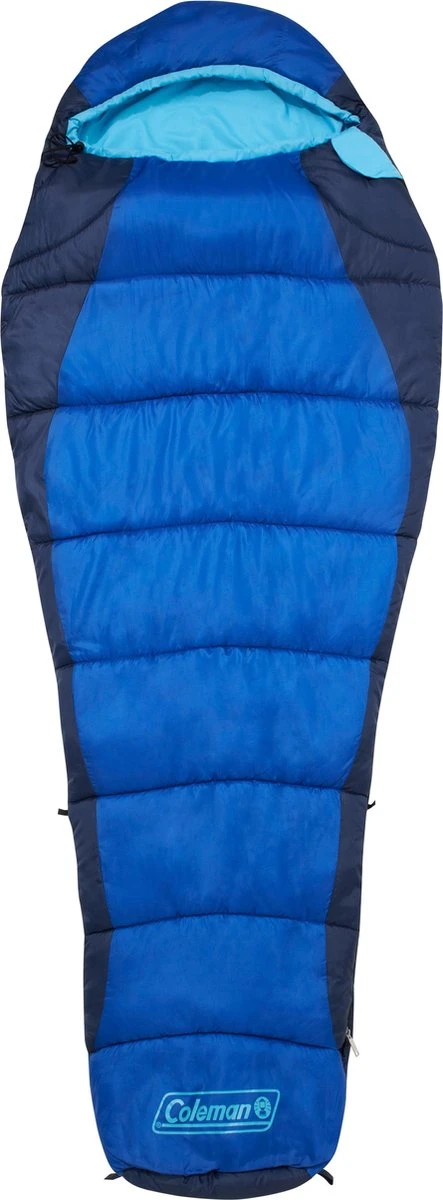 Coleman Fision 100 Mummy Slaapzak - 208 X 81 Cm - Blauw 3 Coleman Fision 100 Mummy Slaapzak - 208 X 81 Cm - Blauw