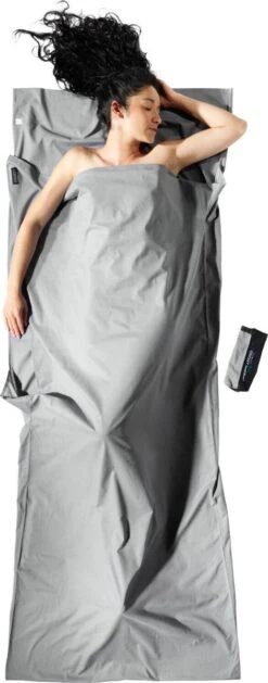 Cocoon Travelsheet InsectShield 100% Katoen - Safari Grey -Buitenkampeer Winkel 471x1200 1
