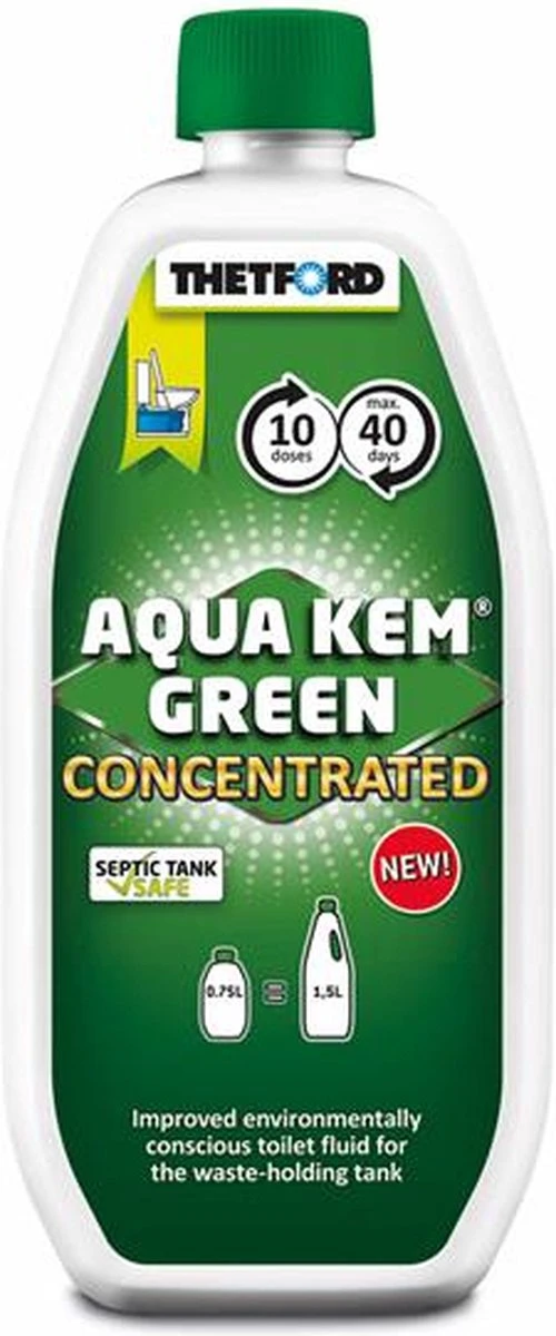 Thetford Aqua Kem Green - Concentrated - 0,75L 8 Thetford Aqua Kem Green - Concentrated - 0,75L - Afbeelding 6
