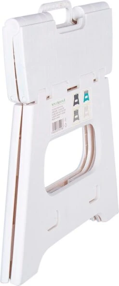 Splendole Opstapje Inklapbaar Caravanopstapje - Opvouwbaar - 120 Kg - 27 Cm Krukje Wit -Buitenkampeer Winkel 502x1200 1