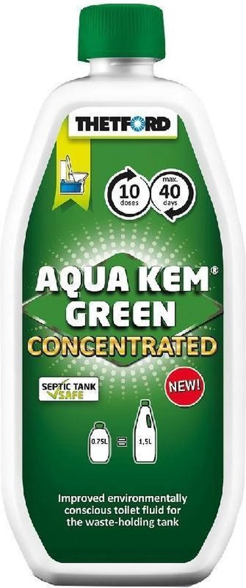 Thetford Aqua Kem Green - Concentrated - 0,75L 3 Thetford Aqua Kem Green - Concentrated - 0,75L