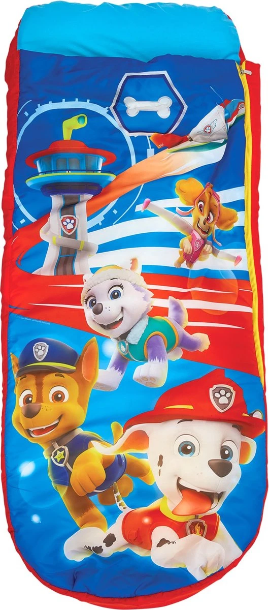 Paw Patrol Junior ReadyBed-2 In 1 Kids Sleeping Inflatable Air Bed In A Bag With A Pump, Polyester, Single 5 Paw Patrol Junior ReadyBed-2 In 1 Kids Sleeping Inflatable Air Bed In A Bag With A Pump, Polyester, Single - Afbeelding 3