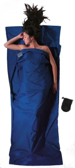 Cocoon TravelSheet - Lakenzak - Katoen - Ultramarine Blue -Buitenkampeer Winkel 538x1200