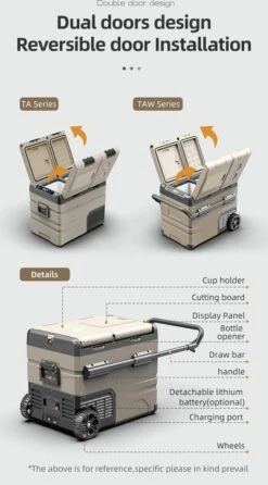 Alpicool 55L - Koelkast/vriezer - 12V-24V/230V - Compressor - APP - Voor Auto En Huis - Outdoor Camping Benodigdheden 20 Alpicool 55L - Koelkast/vriezer - 12V-24V/230V - Compressor - APP - Voor Auto En Huis - Outdoor Camping Benodigdheden -Buitenkampeer Winkel 664x1200