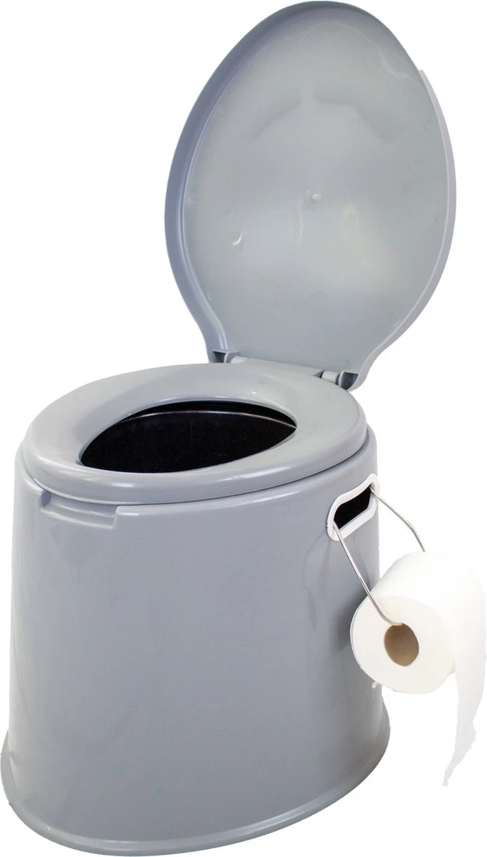 NordFalk Draagbaar Campingtoilet 6 Liter - Camping Toilet Met Binnenemmer - Incl. Deksel En Rolhouder 3 NordFalk Draagbaar Campingtoilet 6 Liter - Camping Toilet Met Binnenemmer - Incl. Deksel En Rolhouder