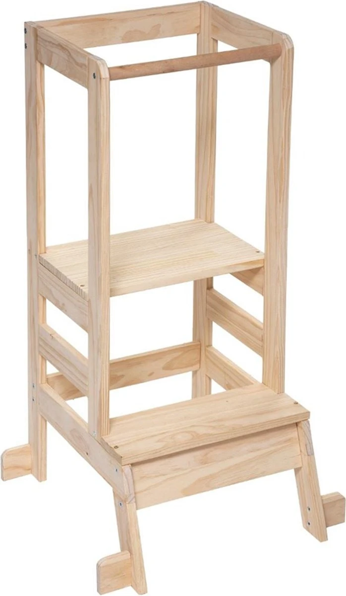 Merkloos Eazy Living Leertoren - Opstapkruk Voor Kinderen Berthe 3 Merkloos Eazy Living Leertoren - Opstapkruk Voor Kinderen Berthe