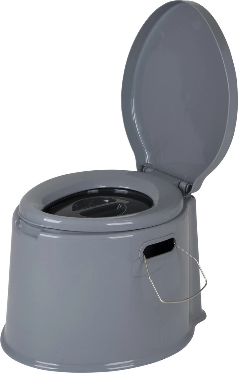 Bo-Camp Draagbaar Camping Toilet - 7 Liter - Grijs 3 Bo-Camp Draagbaar Camping Toilet - 7 Liter - Grijs