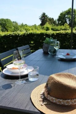 ERRO Vouwtafel - Houtlook - 180x74cm - Zwart -Buitenkampeer Winkel 800x1200 2