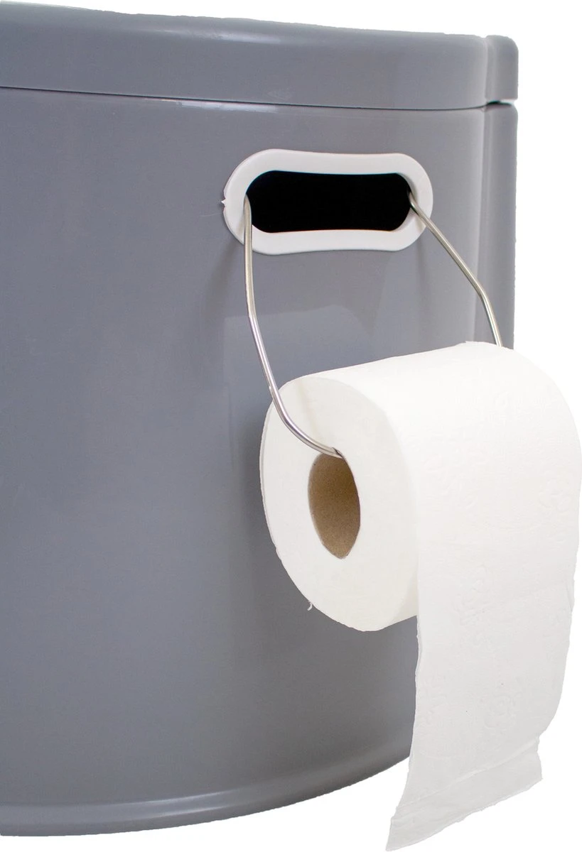 NordFalk Draagbaar Campingtoilet 6 Liter - Camping Toilet Met Binnenemmer - Incl. Deksel En Rolhouder 7 NordFalk Draagbaar Campingtoilet 6 Liter - Camping Toilet Met Binnenemmer - Incl. Deksel En Rolhouder - Afbeelding 5