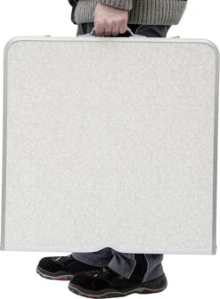 Inklapbare, In Hoogte Verstelbare Campingtafel 120x60x70cm Incl. 4 Inklapbare Krukken Campingtafel S -Buitenkampeer Winkel 883x1200