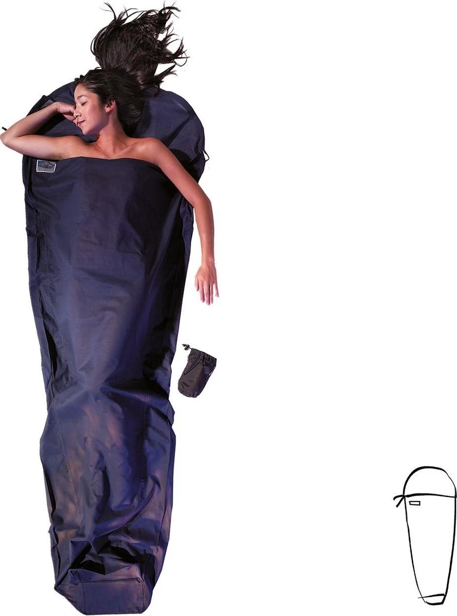 Cocoon Mummyliner - Lakenzak - Egyptisch Katoen - Tuareg 2 Cocoon Mummyliner - Lakenzak - Egyptisch Katoen - Tuareg