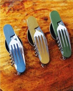 Merkloos Bestek - All -In-One Vork / Lepel / Mes / Flesopener/ Tirbuson - Blauw -Buitenkampeer Winkel 961x1200 3