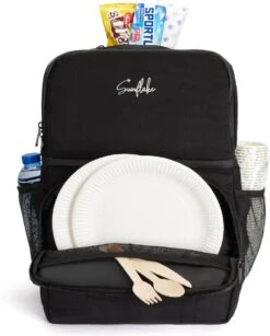 Sunflake Koeltas Rugzak (28L) - Geschikt Voor 16 Blikjes - Lunchtas Voor Dames En Heren - Zwart -Buitenkampeer Winkel 966x1200 2