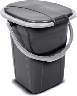 Campingtoilet 19L Mobiele Toiletemmer Reistoilet Toiletemmer Toilet Mobiele Camping Antraciet -Buitenkampeer Winkel 966x1200 4