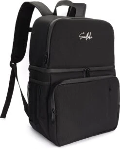 Sunflake Koeltas Rugzak (28L) - Geschikt Voor 16 Blikjes - Lunchtas Voor Dames En Heren - Zwart