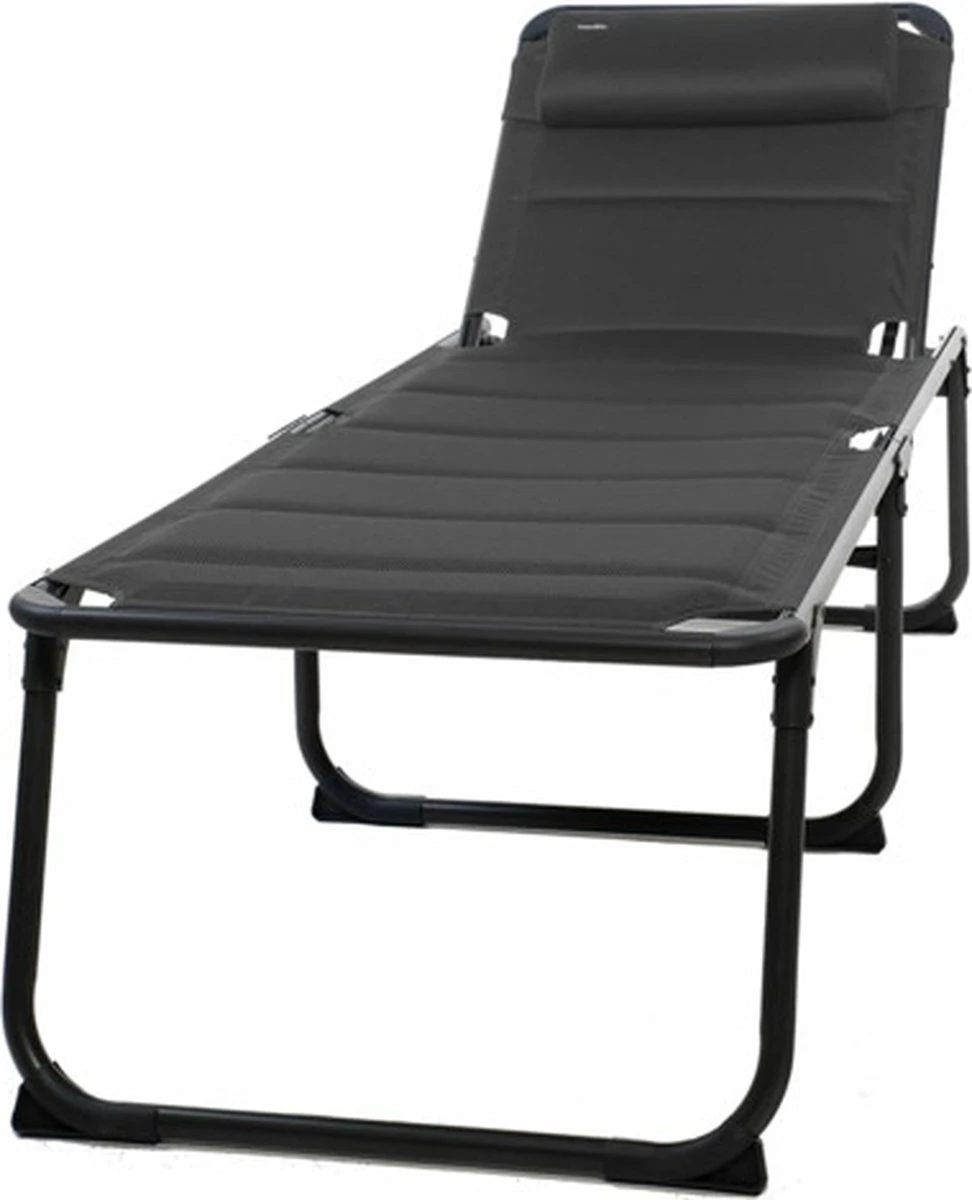 Travellife Barletta Ligbed - Antraciet / Donkergrijs 8 Travellife Barletta Ligbed - Antraciet / Donkergrijs - Afbeelding 6